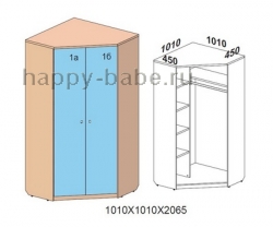 Шкаф угловой  арт.26Н131 Next в новом окне